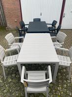 Tuinstoelen en tafels - Diverse sets beschikbaar, Ophalen, Nieuw, Kunststof