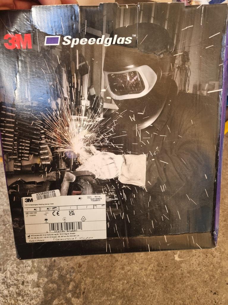 3M Speedglas 100B laskap, Doe-het-zelf en Verbouw, Laskappen, Lasfilter, Ophalen of Verzenden, Nieuw