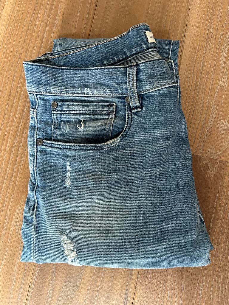 Butcher of Blue jeans maat 32/32, Ophalen of Verzenden, Gedragen, Blauw, W32 (confectie 46) of kleiner