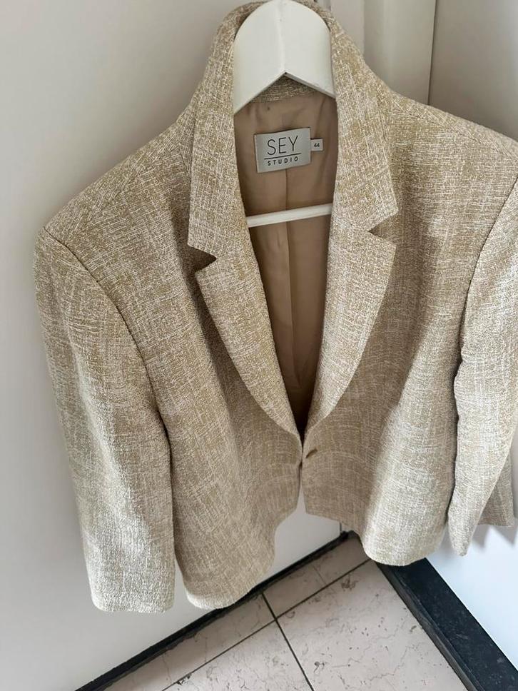 Sey studio Ivana blazer maat 44, Kleding | Dames, Jasjes, Kostuums en Pakken, Zo goed als nieuw, Maat 42/44 (L), Verzenden