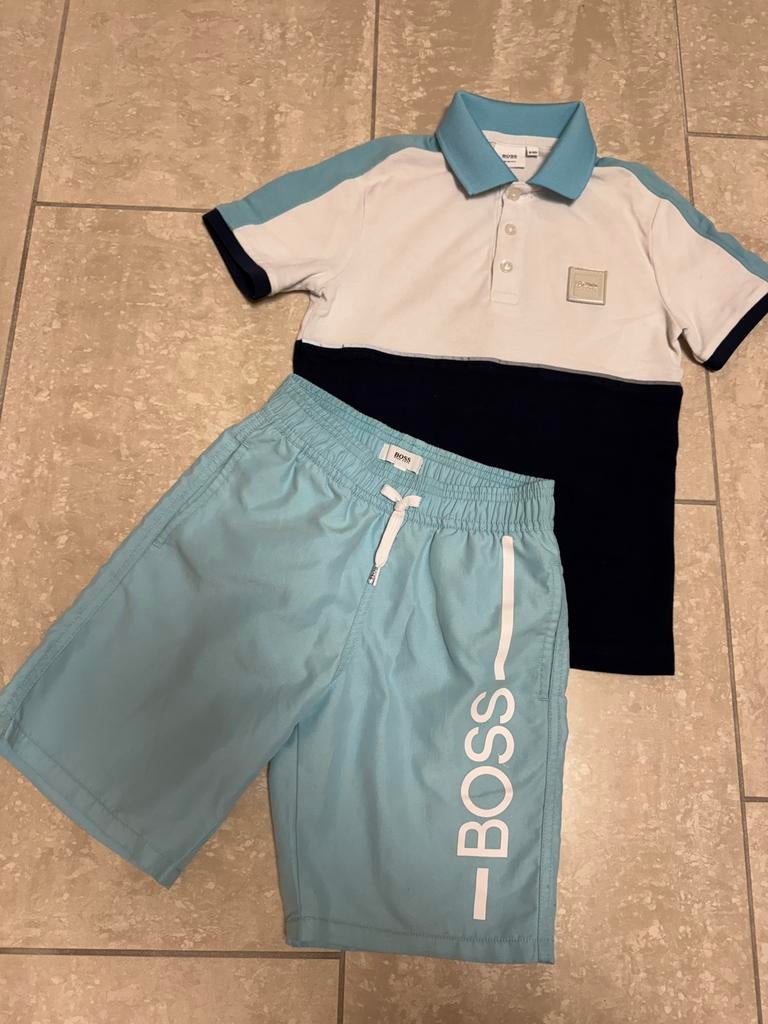 Hugo Boss maat 8 - 126, Kinderen en Baby's, Kinderkleding | Maat 128, Ophalen of Verzenden, Zo goed als nieuw, Jongen