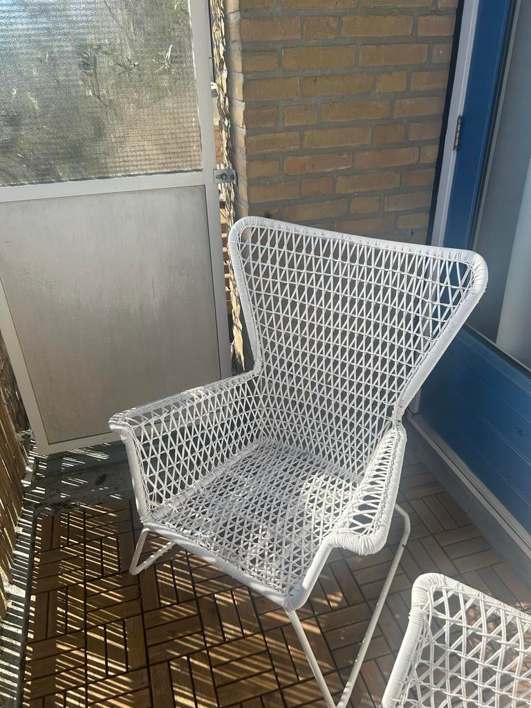 Twee IKEA Högsten stoelen voor buiten, Tuin en Terras, Tuinstoelen, Ophalen, Gebruikt, Kunststof