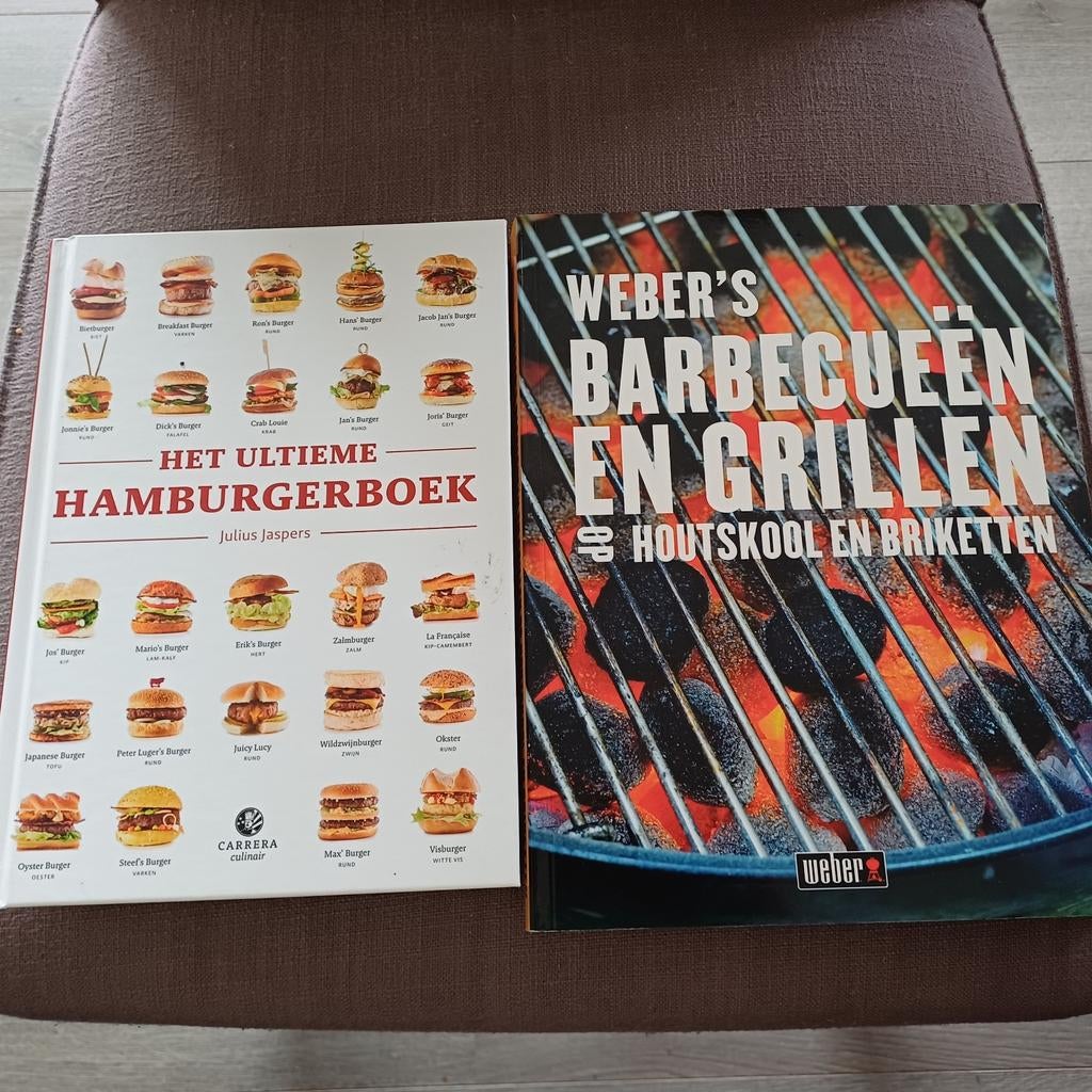 Weber's bbq & Grillen boek & Het ultieme hamburgerboek, Ophalen of Verzenden