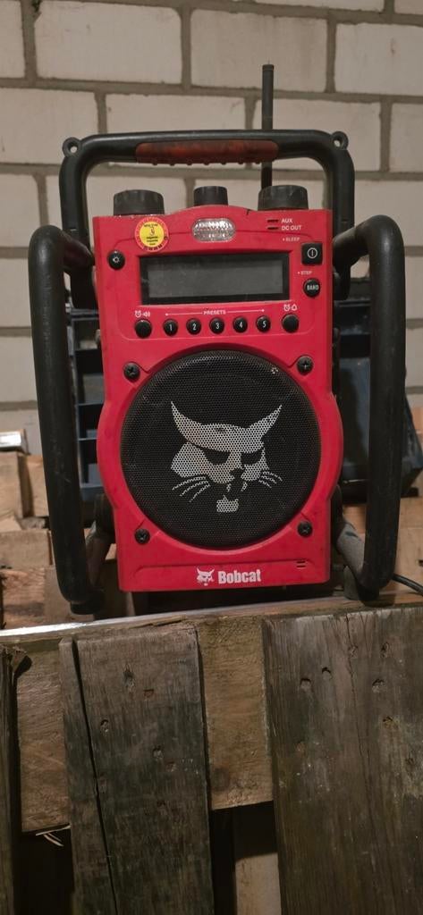 Bobcat bouwradio, Ophalen of Verzenden, Bouwradio