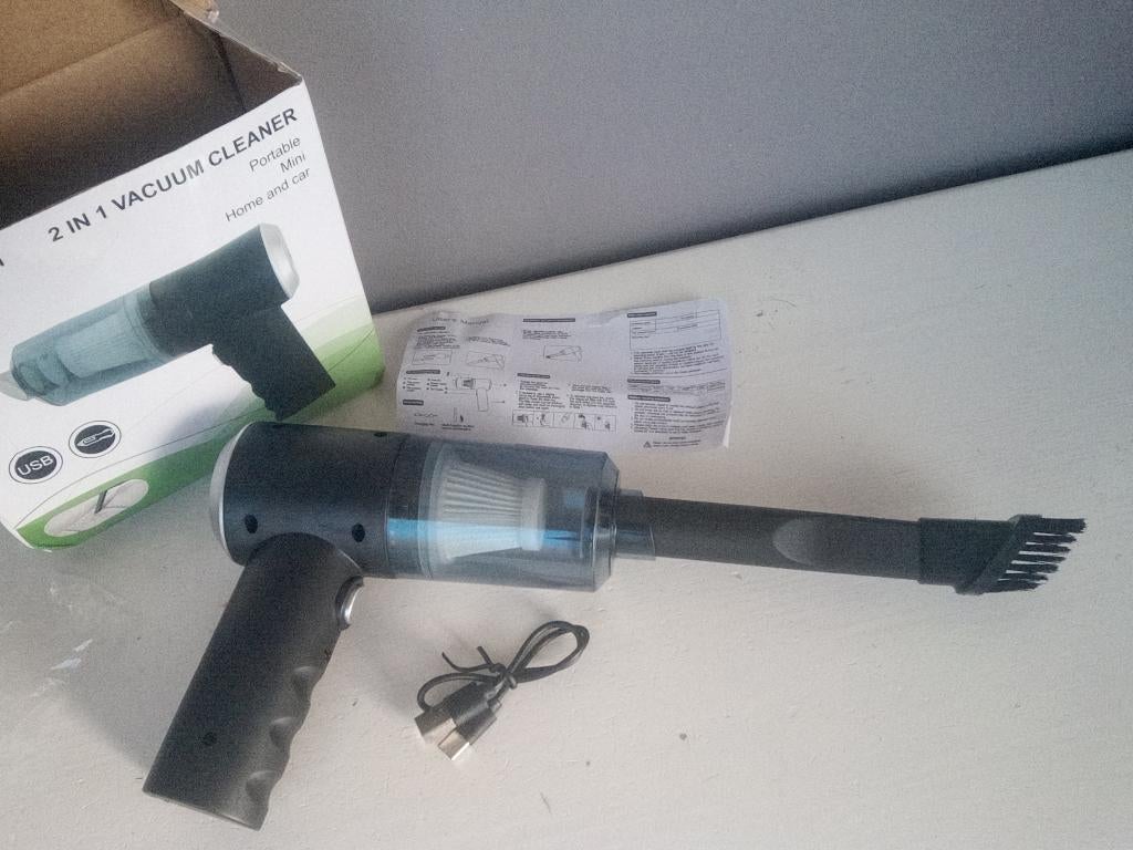 Auto stofzuiger mini handstofzuiger. Kruimeldief Air Duster, Kruimeldief, Nieuw, Ophalen of Verzenden, Minder dan 1200 watt