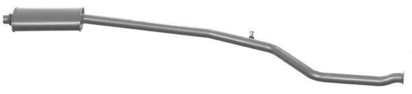 Uitlaat, Middendemper Peugeot 206, Auto-onderdelen, Uitlaatsystemen, Peugeot, Nieuw, Ophalen of Verzenden