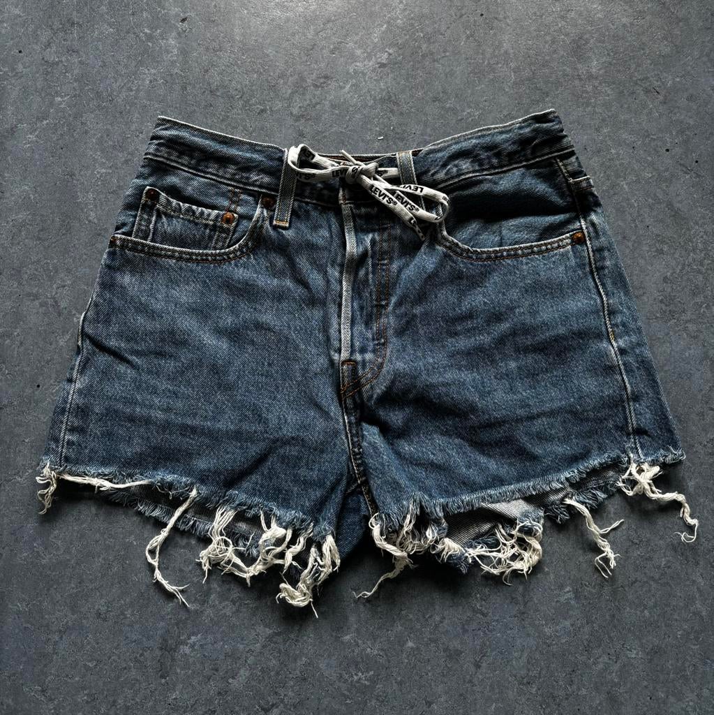 Levi’s, Ophalen of Verzenden, Zo goed als nieuw, Blauw, W27 (confectie 34) of kleiner