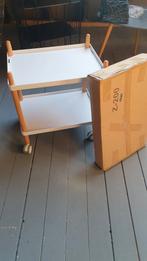 Nieuwe Trolley Serveerwagen Drankenkar Nachtkastje., Ophalen of Verzenden, Nieuw, Rechthoekig, Minder dan 55 cm