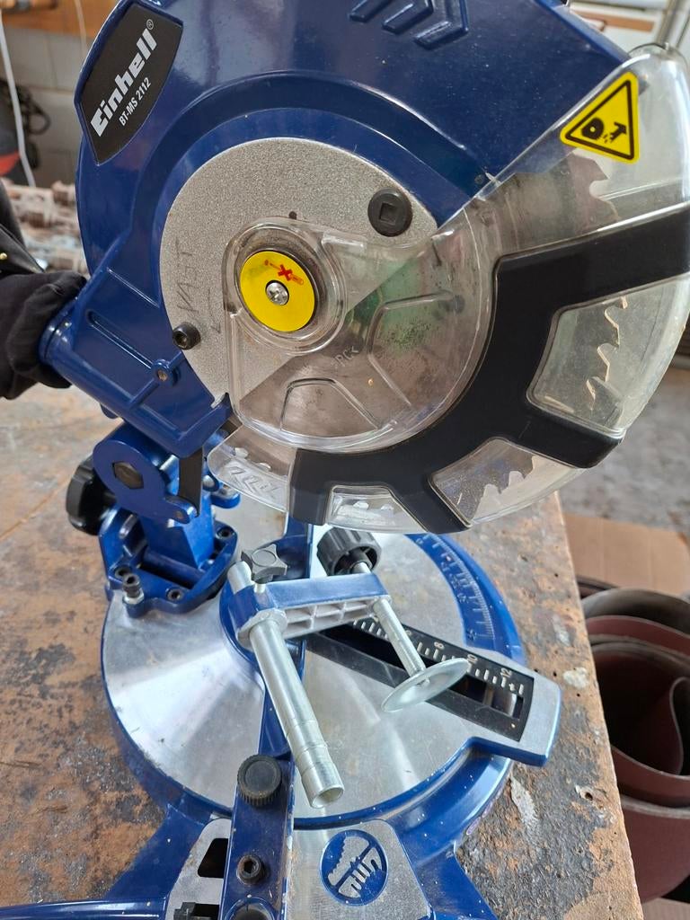 Einhell BT-MS 2112 Afkortzaag - Gebruikt, Gebruikt, Ophalen of Verzenden, Afkortzaag, 30 tot 70 mm