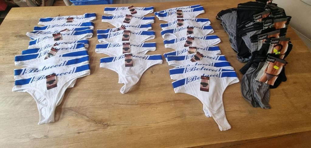 PARTIJ Herenondergoed NIEUW Belucci en Shaggar Maat S TM XL, Ophalen of Verzenden, Zwart, Belucci & Shaggar, Slip