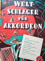 6 accordeon bladmuziek boeken., Muziek en Instrumenten, Bladmuziek, Gebruikt, Ophalen of Verzenden, Thema, Populair