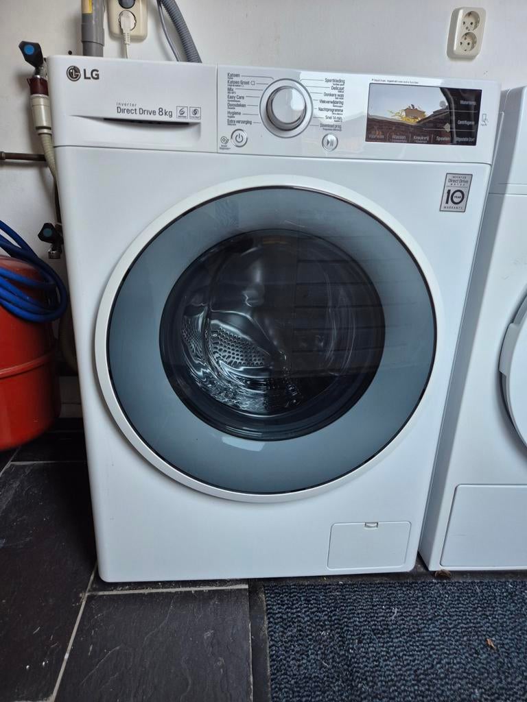 LG Direct Drive 8kg Wasmachine - Zo goed als nieuw, Ophalen, 1200 tot 1600 toeren, 8 tot 10 kg, Wolwasprogramma