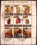 - 714 - Indianen cultuur blok., Verzenden, Gestempeld, Overige thema's