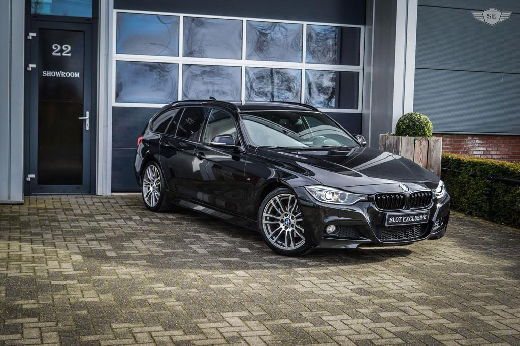 BMW 3-serie Touring 320d High Executive|M-PAKKET|XENON|TREKH, Achterwielaandrijving, 4 cilinders, Alcantara, Zwart