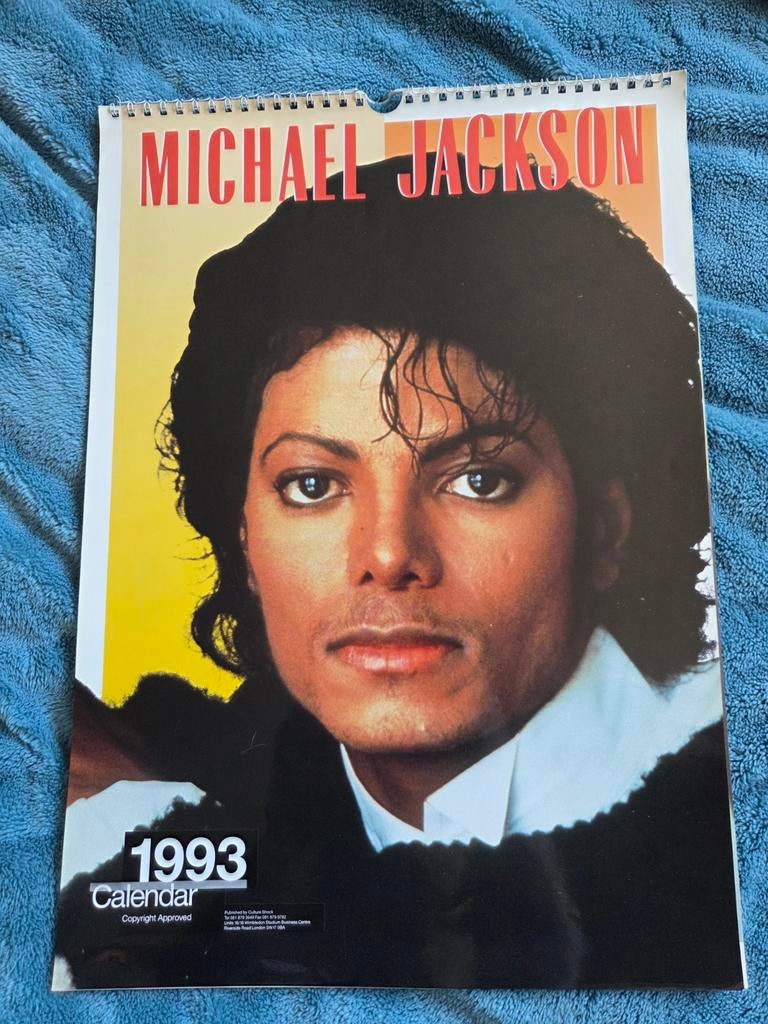 Michael Jackson Kalender 1993, Verzamelen, Ophalen of Verzenden, Zo goed als nieuw, Poster, Artwork of Schilderij