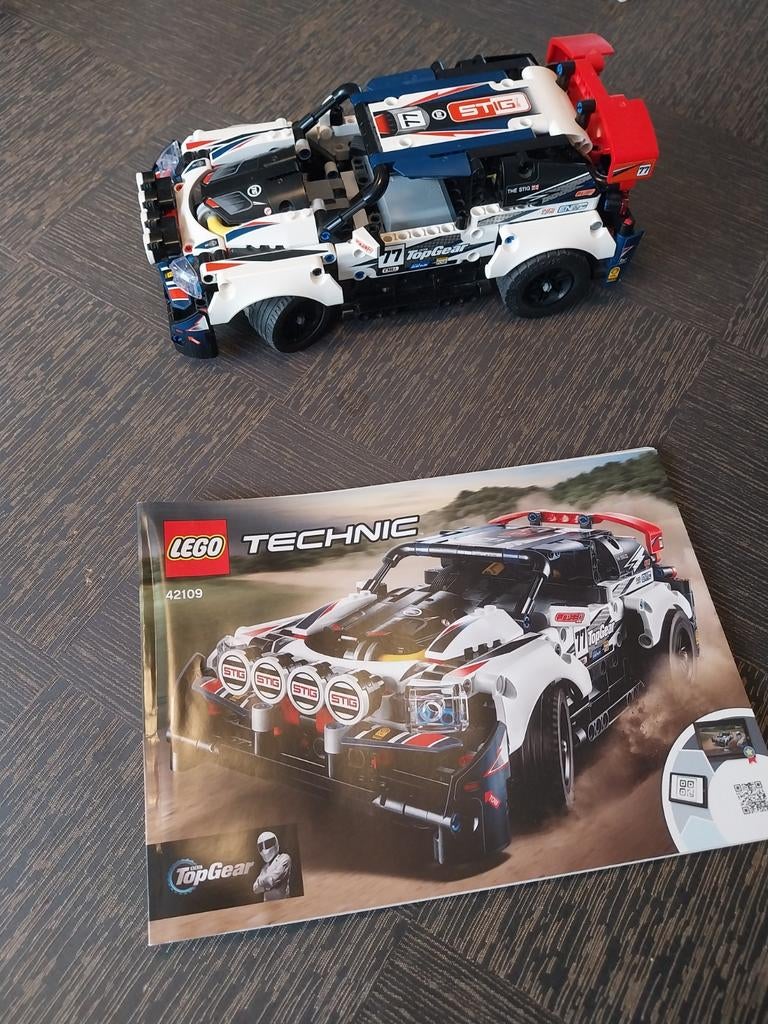 Lego 42109 Top Gear Rally Auto1, Kinderen en Baby's, Ophalen of Verzenden, Zo goed als nieuw