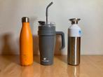 Set van 3: Dopper, Chilly's & Hydraflo RVS drinkflessen, Ophalen of Verzenden, Zo goed als nieuw