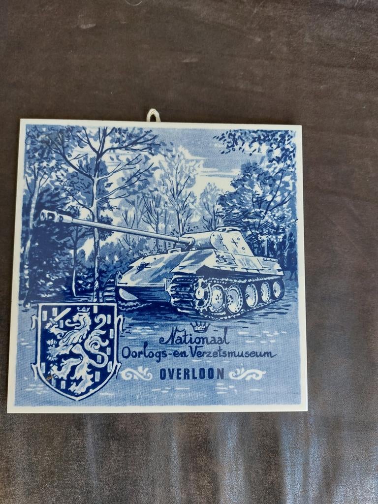 Overloon tegel Oorlog en verzets museum, Ophalen of Verzenden, Zo goed als nieuw
