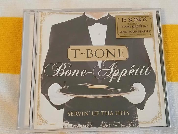 cd T-BONE - Bone - Appetit Servin' Up Tha Hits, Cd's en Dvd's, Cd's | Hiphop en Rap, Zo goed als nieuw, 2000 tot heden, Ophalen of Verzenden