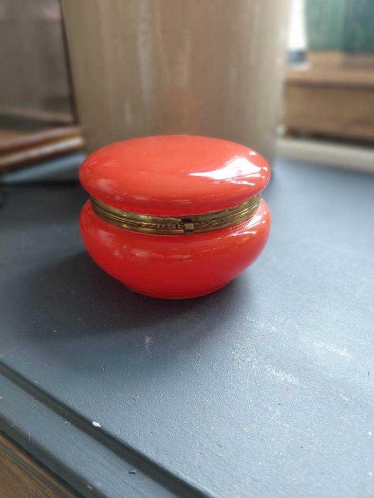 Vintage bohemian trinket box sieradendoosje, Ophalen, Huis en Inrichting