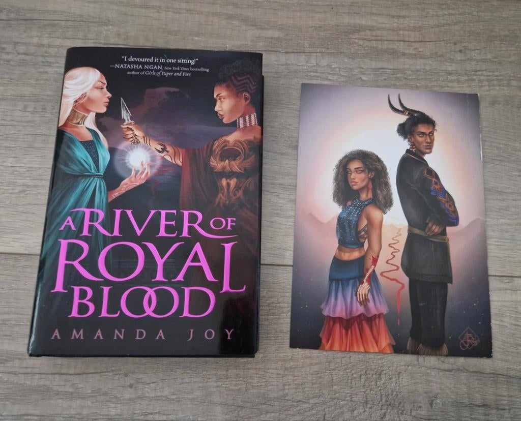 Boek a river of royal blood amanda joy fairyloot gesigneerd, Ophalen of Verzenden, Zo goed als nieuw