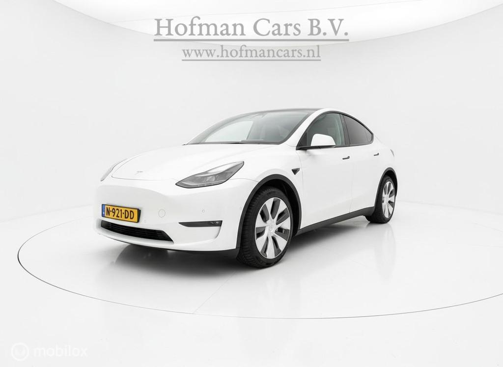 SOH 91% Tesla Model Y Long Range Dual Motor AWD 75 kWh AUTOP, Auto's, Tesla, Automaat, Gebruikt, Zwart, Wit