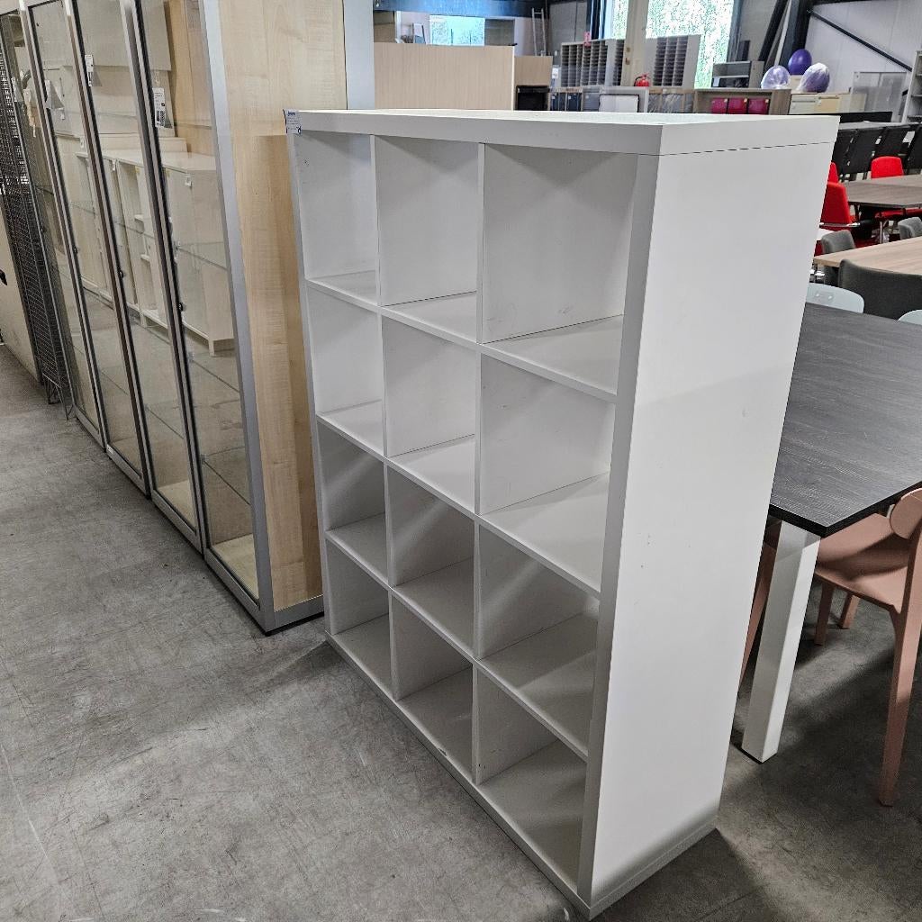 Ikea vakkenkast Kallax 4x3 vakken 147x122x39 cm, Huis en Inrichting, Ophalen, Met plank(en), Gebruikt, 100 tot 150 cm