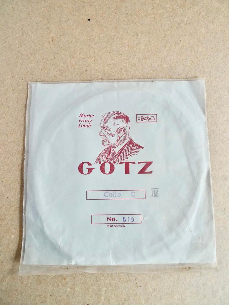 GOTZ CELLO SNAREN C - SNAAR DARM ZILVER OMWIKKELD, Ophalen of Verzenden, Nieuw