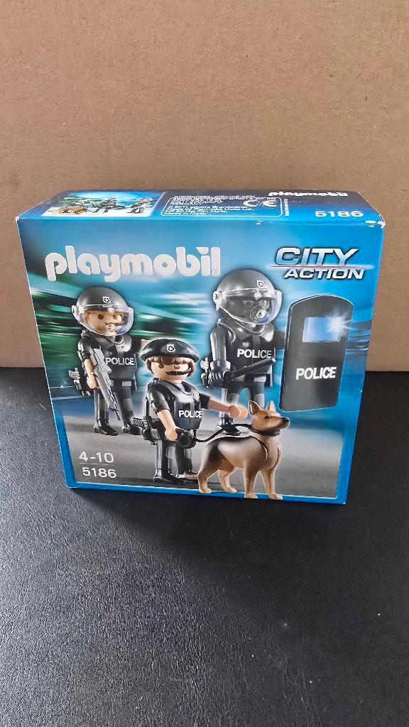 Playmobil 5186 Speciale Politie eenheid nieuw in doos, Kinderen en Baby's, Speelgoed | Playmobil, Nieuw, Complete set, Ophalen of Verzenden