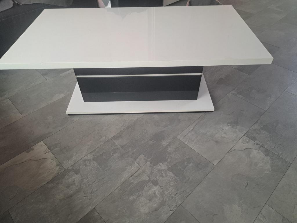 Salon tafel wit hoogglans, Ophalen, Nieuw, Wit, 128 GB