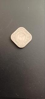 Wo2 Ned. vierkante stuiver 1943, Verzamelen, Militaria | Tweede Wereldoorlog, Ophalen of Verzenden, Nederland, Boek of Tijdschrift