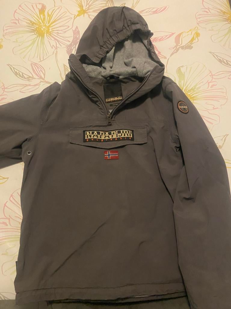 Napapijri jas maat 170, Ophalen of Verzenden, Gebruikt, Jongen of Meisje, Jas