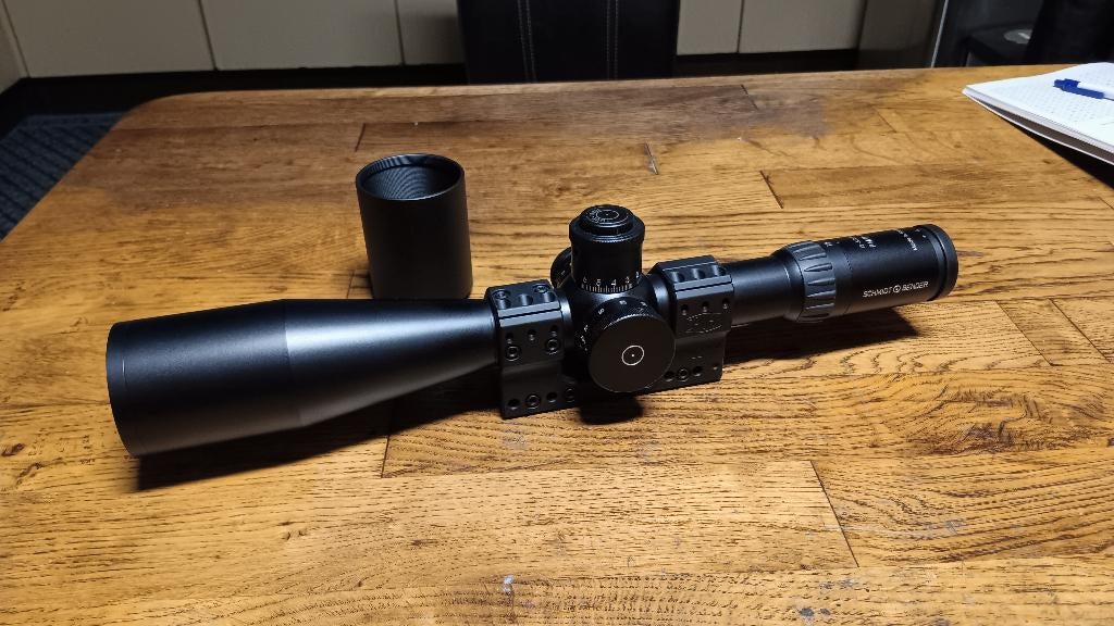 Schmidt & Bender PMII 12-50x56 richtkijker scope, Ophalen of Verzenden, Zo goed als nieuw