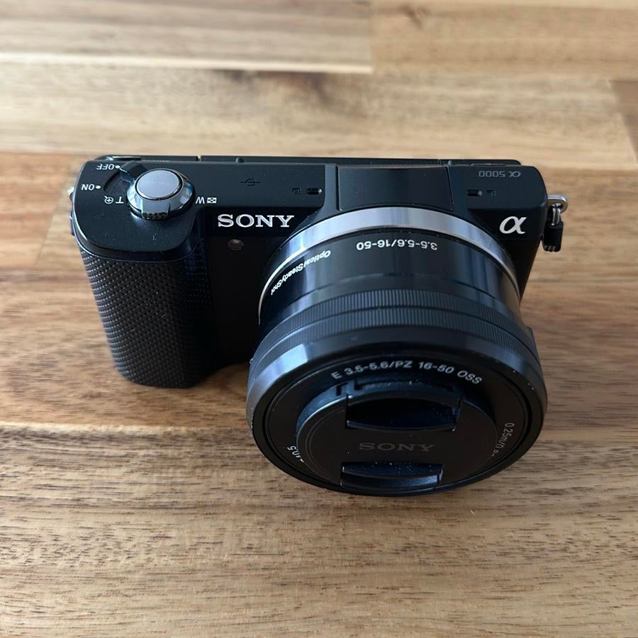 Sony a5000 Systeemcamera met 16-50mm lens, Ophalen, Compact, Zo goed als nieuw, Sony