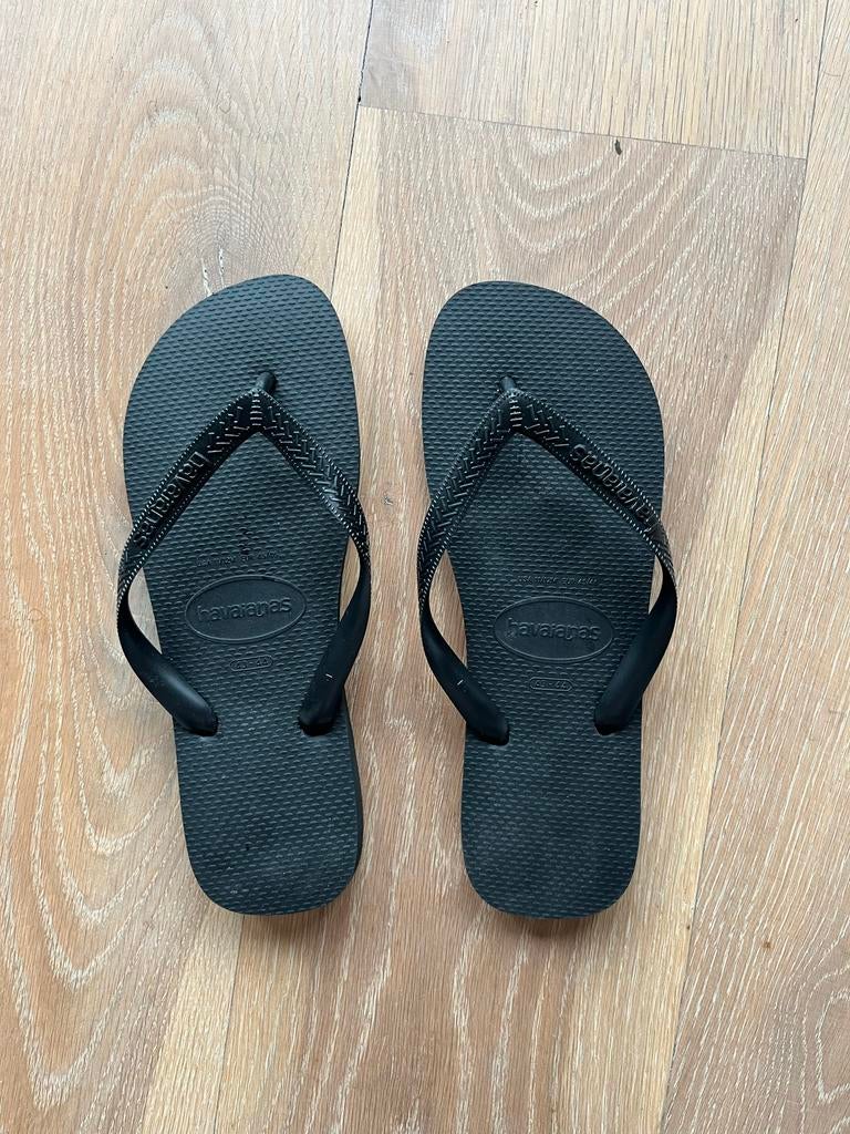 Havaianas slippers zwart maat 43-44, Ophalen of Verzenden, Nieuw, Zwart, Slippers