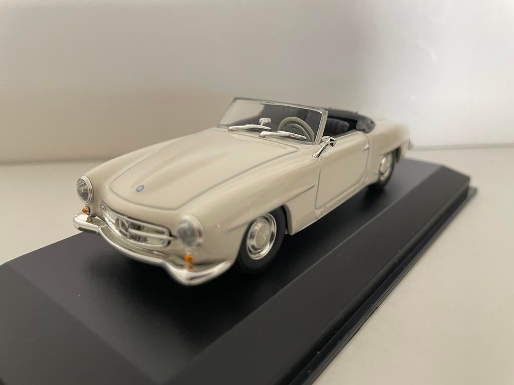 Maxichamps Mercedes Benz 190SL, Hobby en Vrije tijd, Modelauto's | 1:43, Ophalen of Verzenden, Zo goed als nieuw, Auto, Overige merken