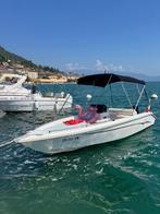 Aquamar 18ft consoleboot incl trailer, audio & nieuw dekzeil, Ophalen, Gebruikt, 30 tot 50 pk, Snelvarend