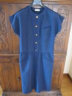 Mooie couture jurk Donkerblauw Princess Knokke, Kleding | Dames, Maat 42/44 (L), Zo goed als nieuw, Princess Knokke, Onder de knie