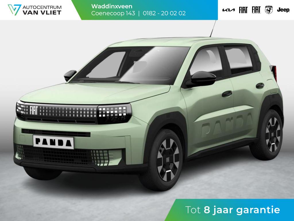 Fiat Grande Panda 1.2 Hybrid ICON, Auto's, 12 maanden, Stof, 600 kg, Zwart