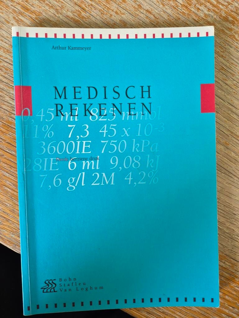 A. Kammeyer - Medisch rekenen, Ophalen of Verzenden, Zo goed als nieuw, A. Kammeyer