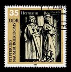 postzegel 2453 DDR Hermann en Reglindis, Postzegels en Munten, Ophalen of Verzenden, DDR, Gestempeld