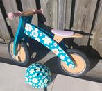 Kiddimoto houten loopfiets incl helm, Ophalen, Gebruikt, Loopfiets