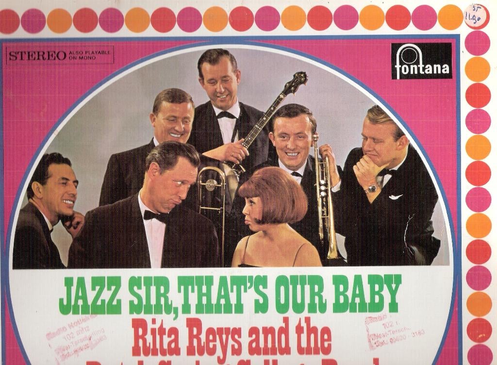 Rita Reys en DSC JAzz Sir That´s Our Baby-vinyl LP, Ophalen, 1960 tot 1980, Gebruikt, 12 inch