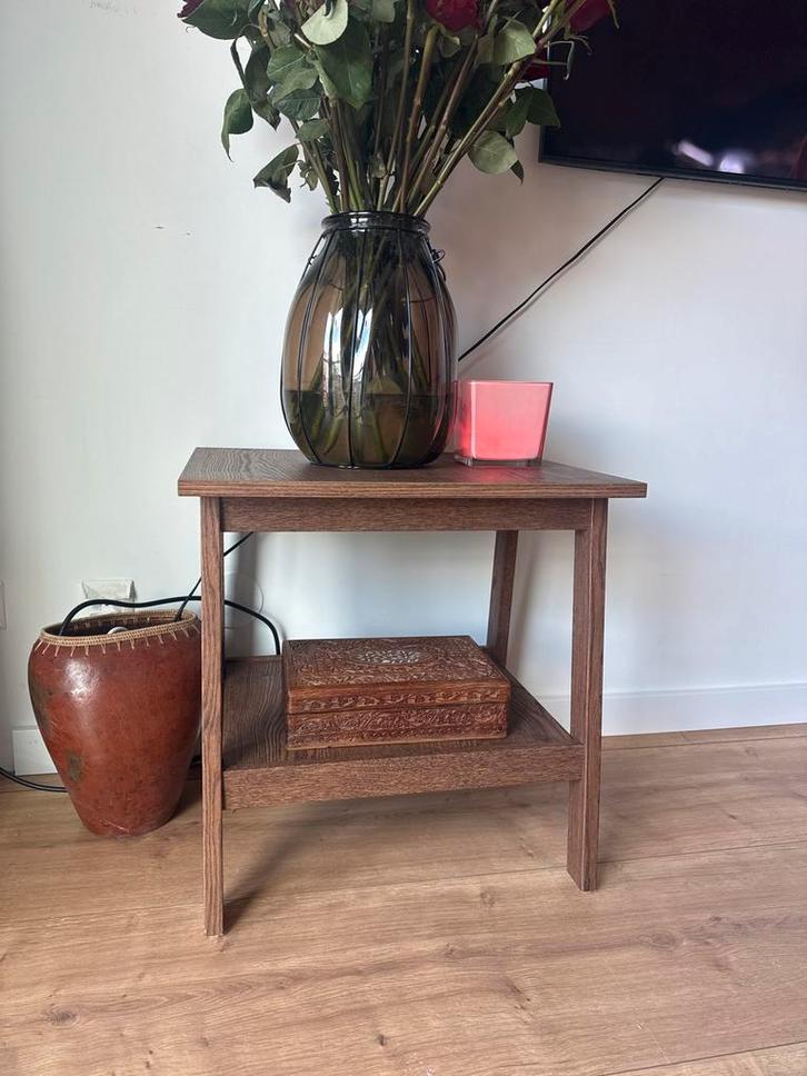 IKEA LUNNARP Bijzettafel - Zo Goed Als Nieuw, Huis en Inrichting, Tafels | Bijzettafels, Zo goed als nieuw, Rechthoekig, 45 tot 60 cm