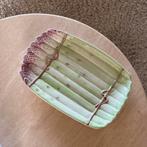 Vintage Italiaanse Majolica asperge schaal, Antiek en Kunst, Antiek | Keramiek en Aardewerk, Ophalen of Verzenden