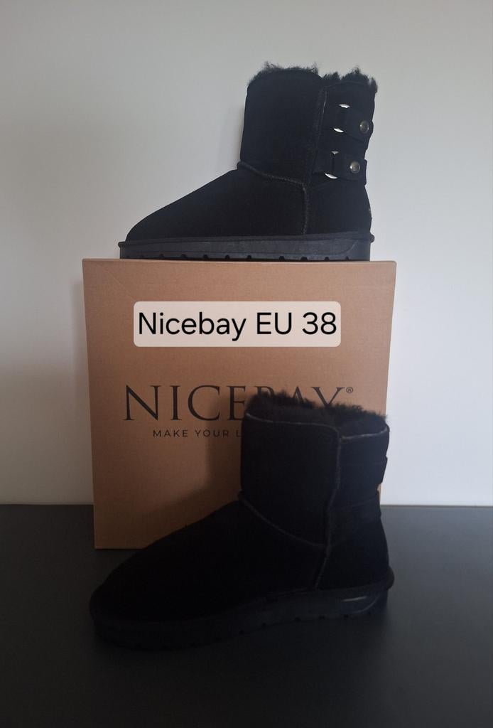 Nieuwe Nicebay zwarte enkellaarzen / sloffen maat 38, Kleding | Dames, Schoenen, Nicebay, Zwart, Lage of Enkellaarzen, Nieuw