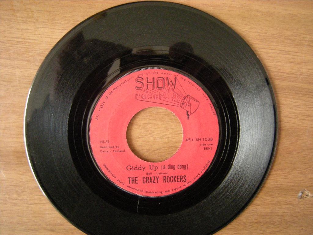The Crazy Rockers (Giddy Up), Gebruikt, 7 inch, Single, Ophalen of Verzenden