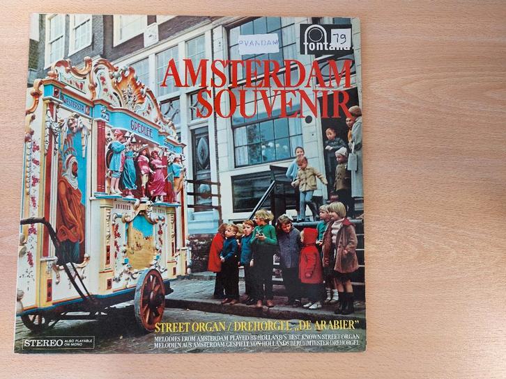 LP:  Draaiorgel "DE ARABIER" -  Amsterdam souvenir, Cd's en Dvd's, Vinyl | Nederlandstalig, Gebruikt, Overige genres, 12 inch