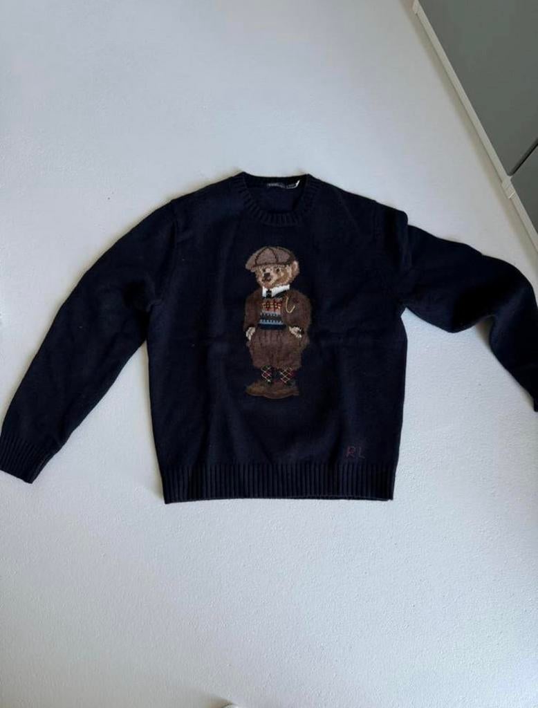 Polo ralph lauren trui, Verzenden, Zo goed als nieuw, Maat 52/54 (L), Blauw