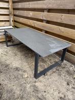 Tuintafel 130x65x40 (laag model!), Ophalen, Gebruikt, Rechthoekig, Aluminium